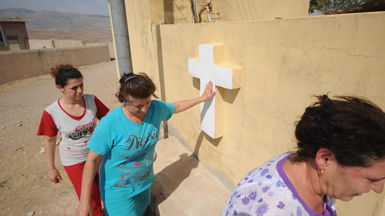 Christian refugees from Mosul find a home in Merga Souva Iraq.