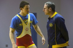 Channing Tatum and Steve Carell in 'Foxcatcher'