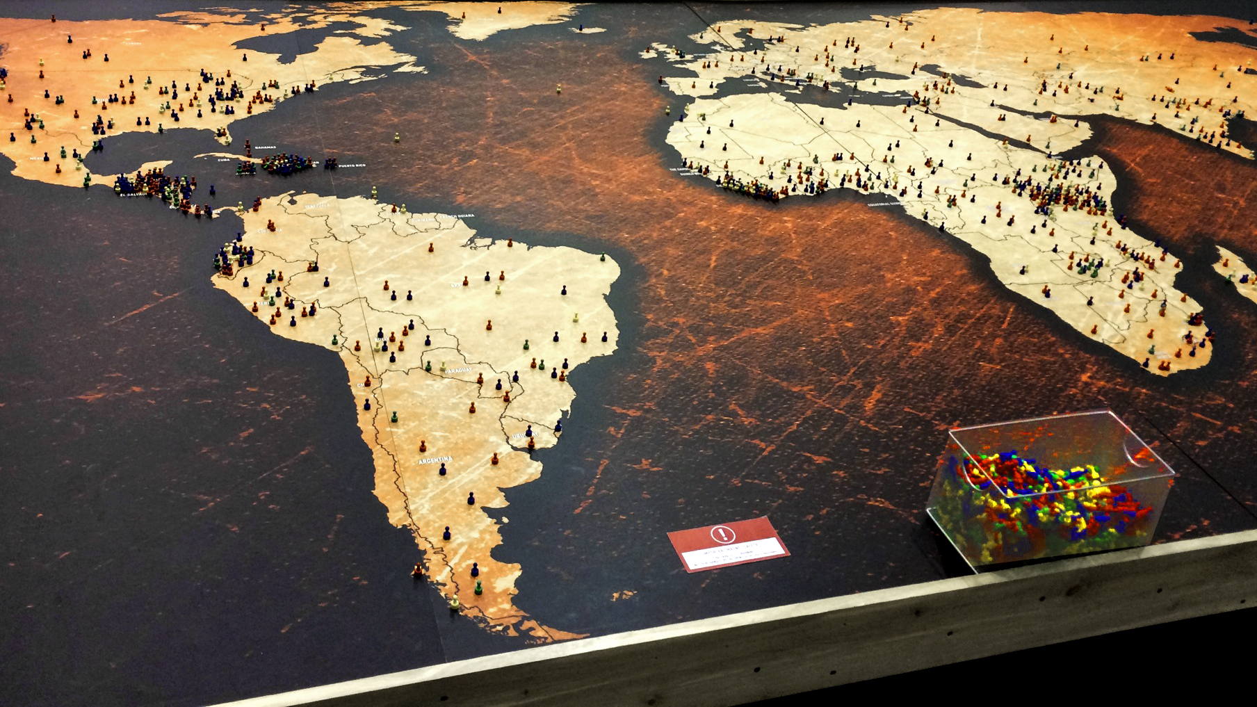 Attendees at this month's MedicalMissions.com conference marked this map with where they serve.