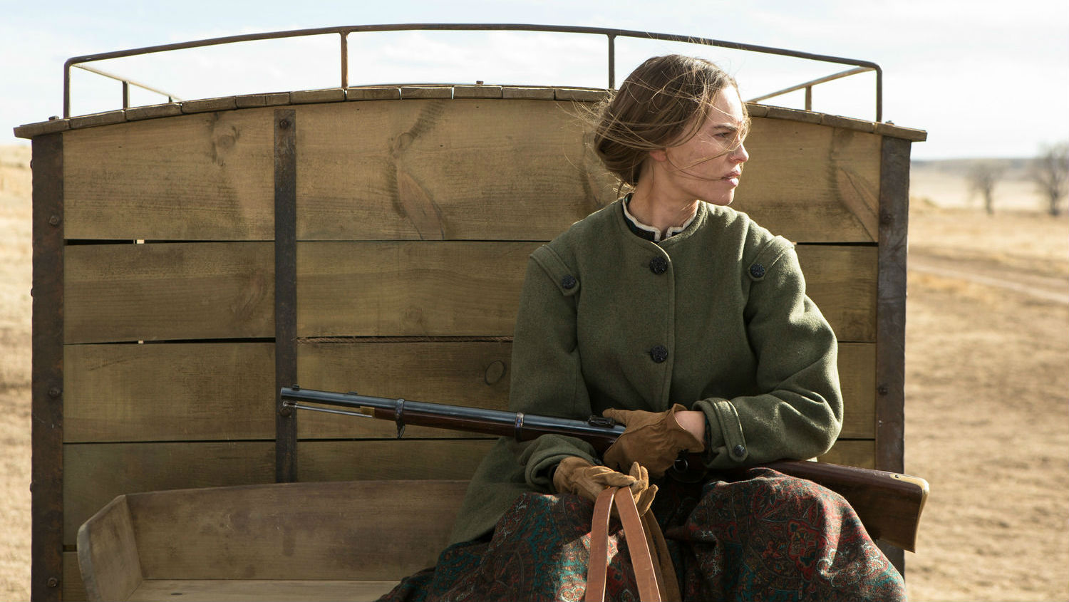 Hilary Swank in 'The Homesman'