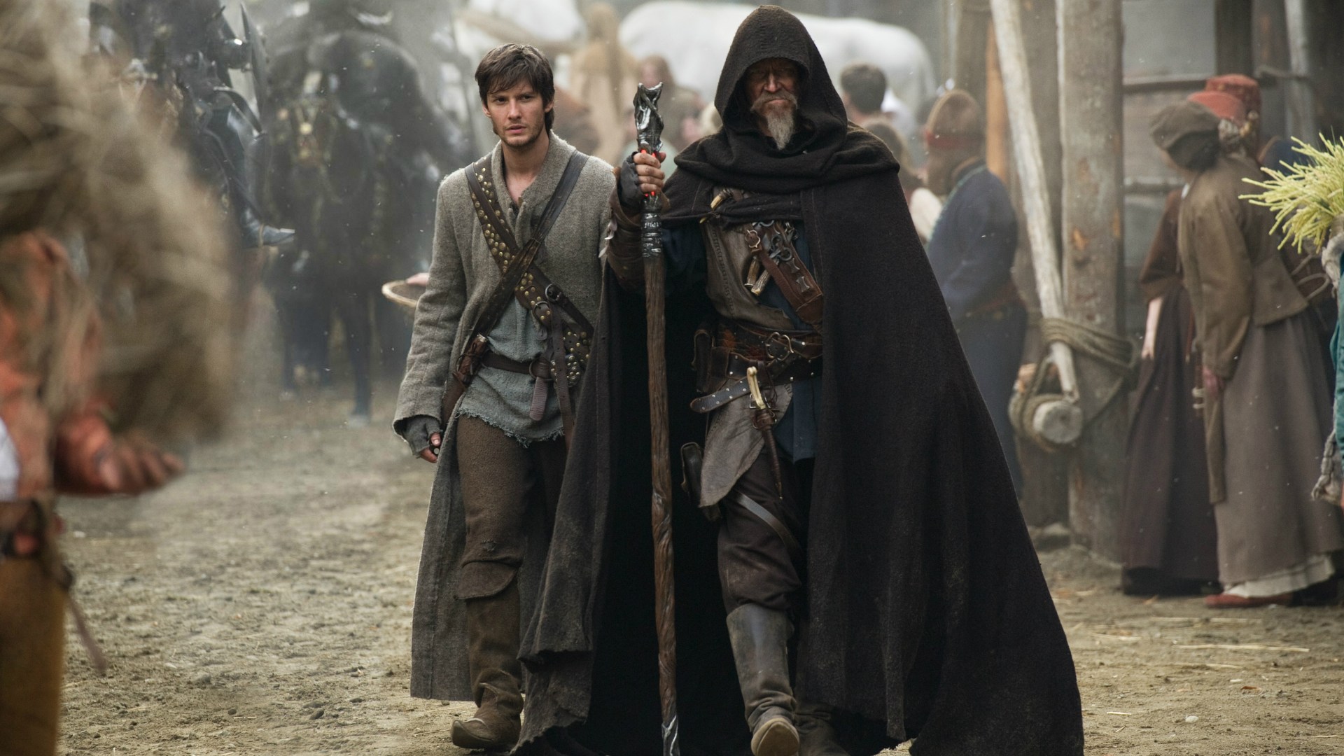 Ben Barnes and Jeff Bridges in 'Seventh Son'