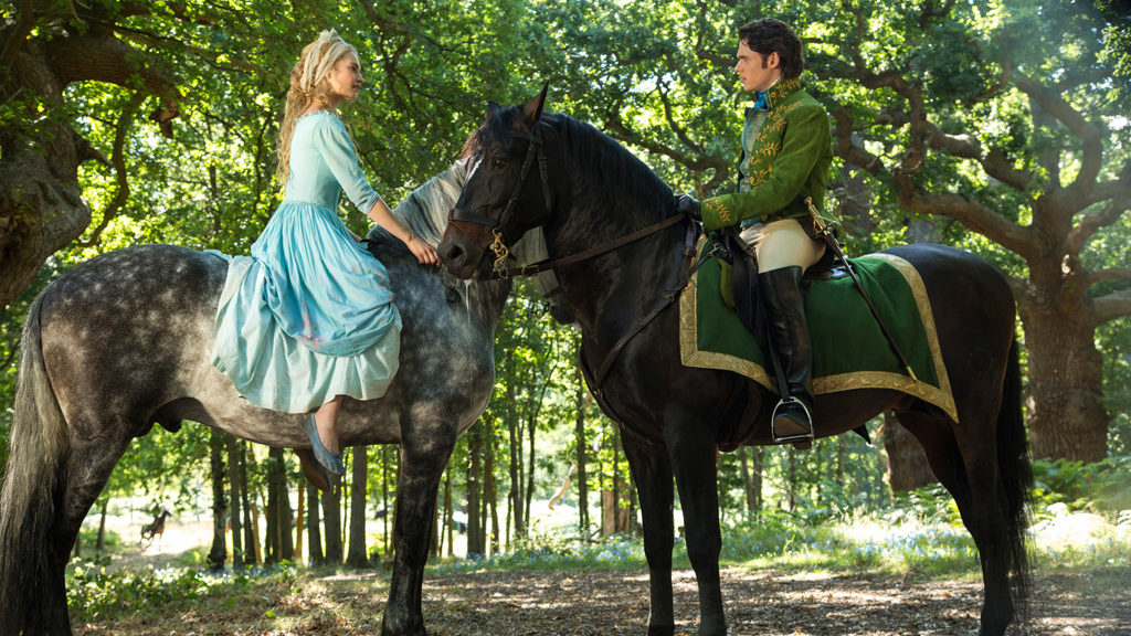 Lily James and Richard Madden in ‘Cinderella’