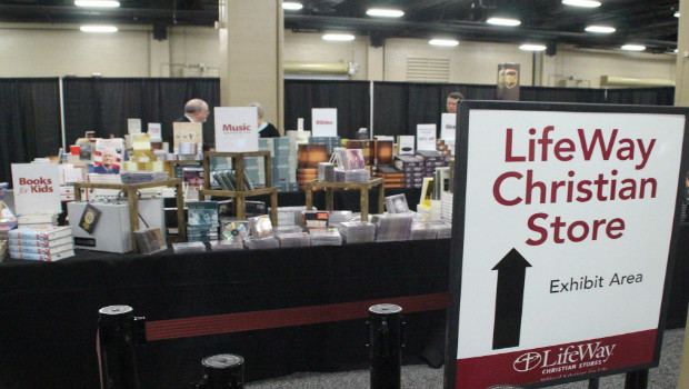 A LifeWay store at the recent NRB convention in Nashville