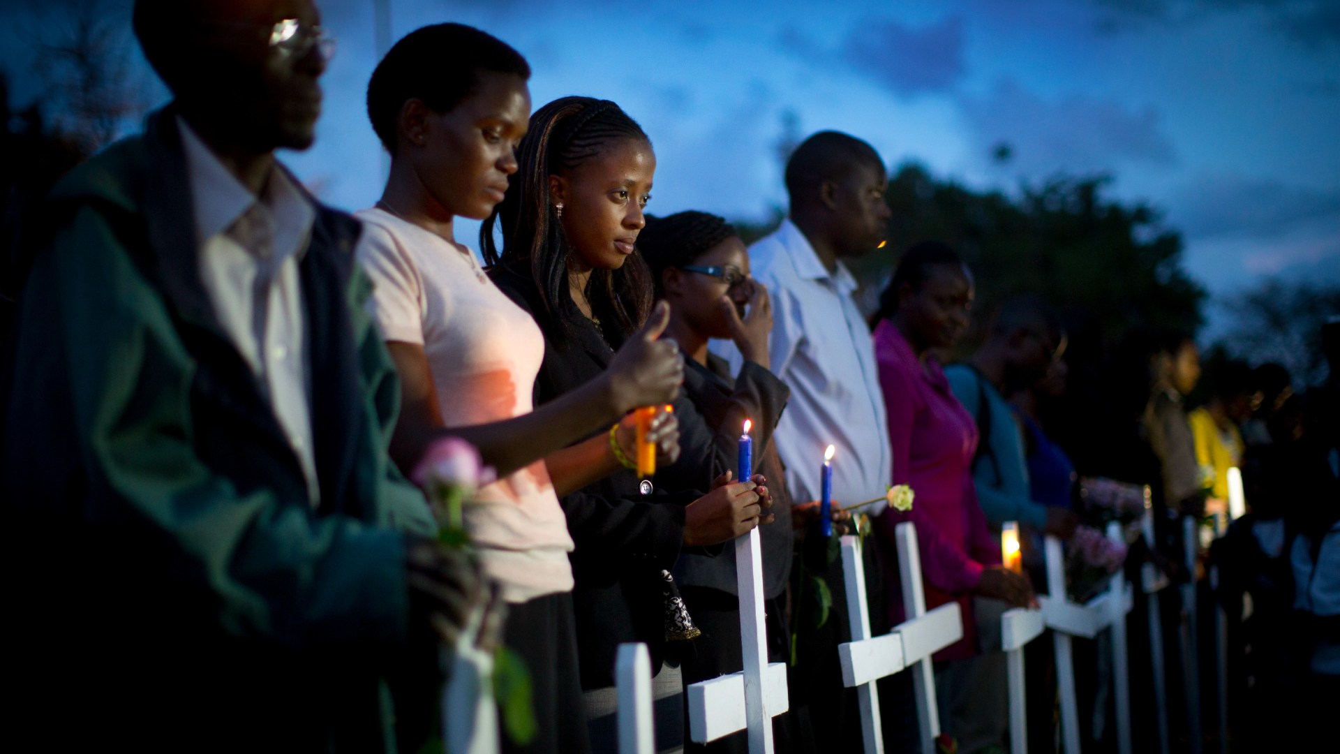 Kenyans gathered to remember those who were killed in the Garissa University College attack.