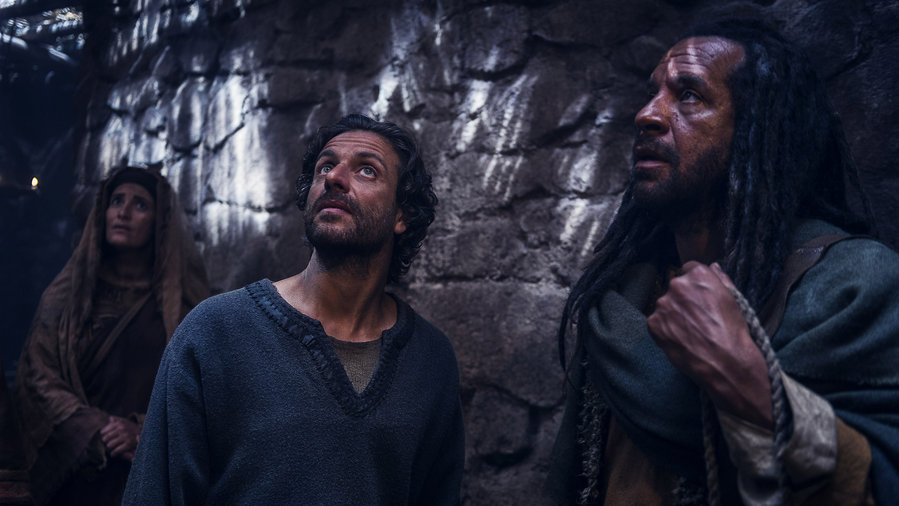 Peter and Philip hiding from Saul's men in 'A.D. The Bible Continues'