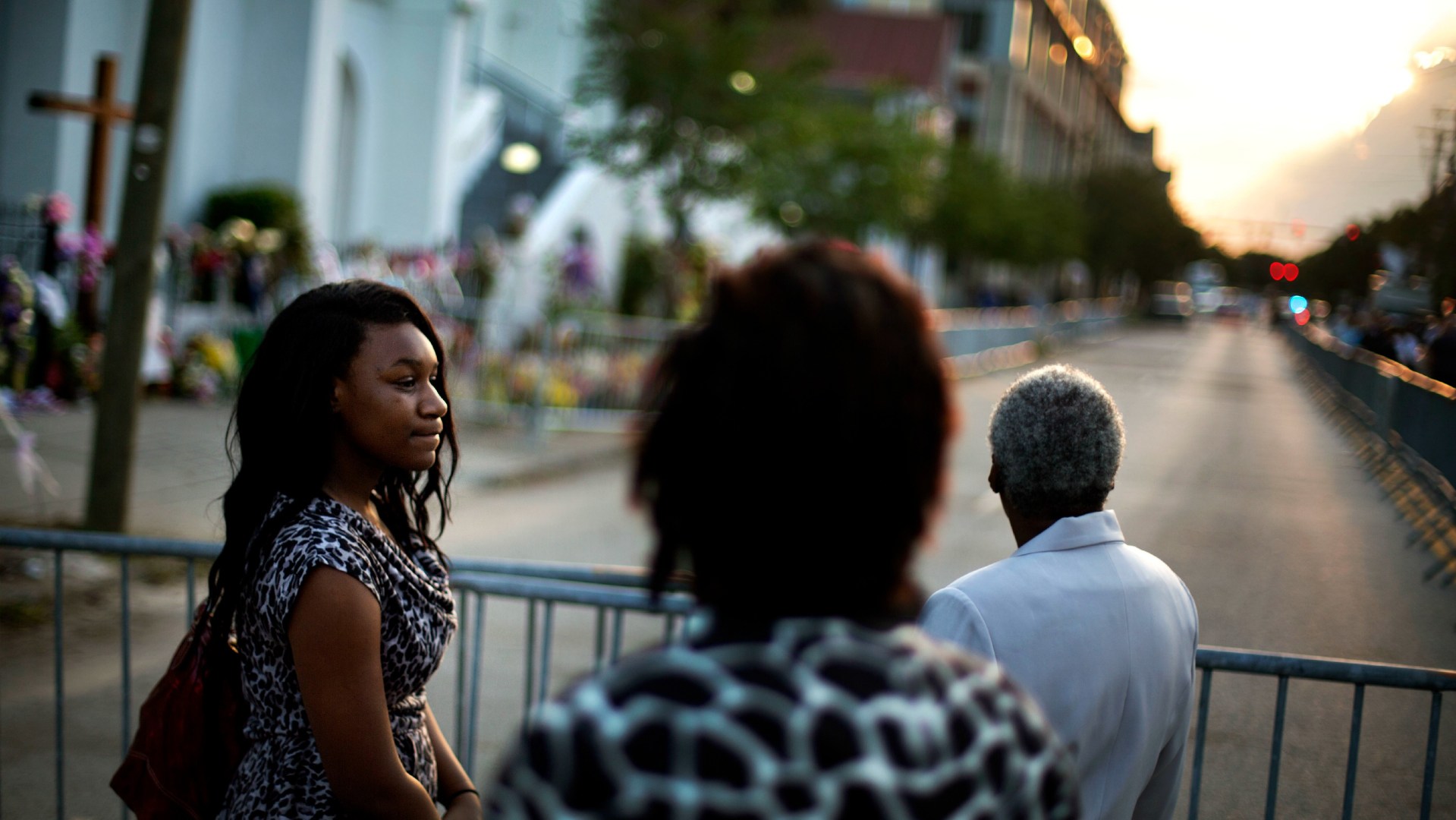 The morning of pastor Clementa Pinckney's funeral in Charleston.