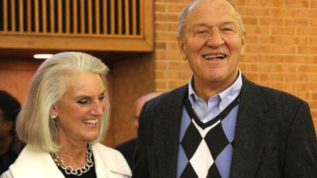 Anne Graham Lotz with her husband Danny at public event in North Carolina