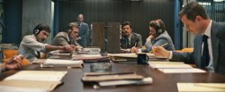 Adam Scott, Joel Edgerton, and David Harbour in 'Black Mass'