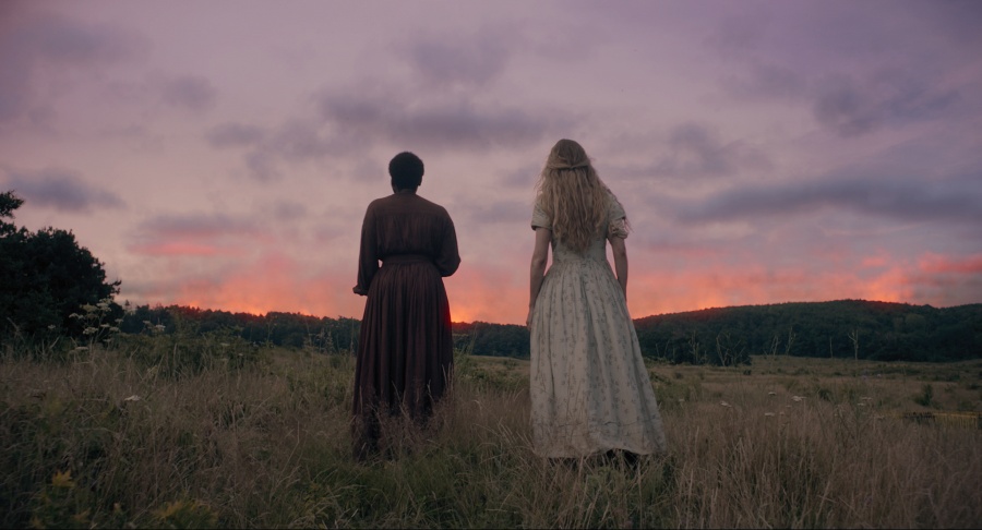 Muna Otaru and Brit Marling in 'The Keeping Room'