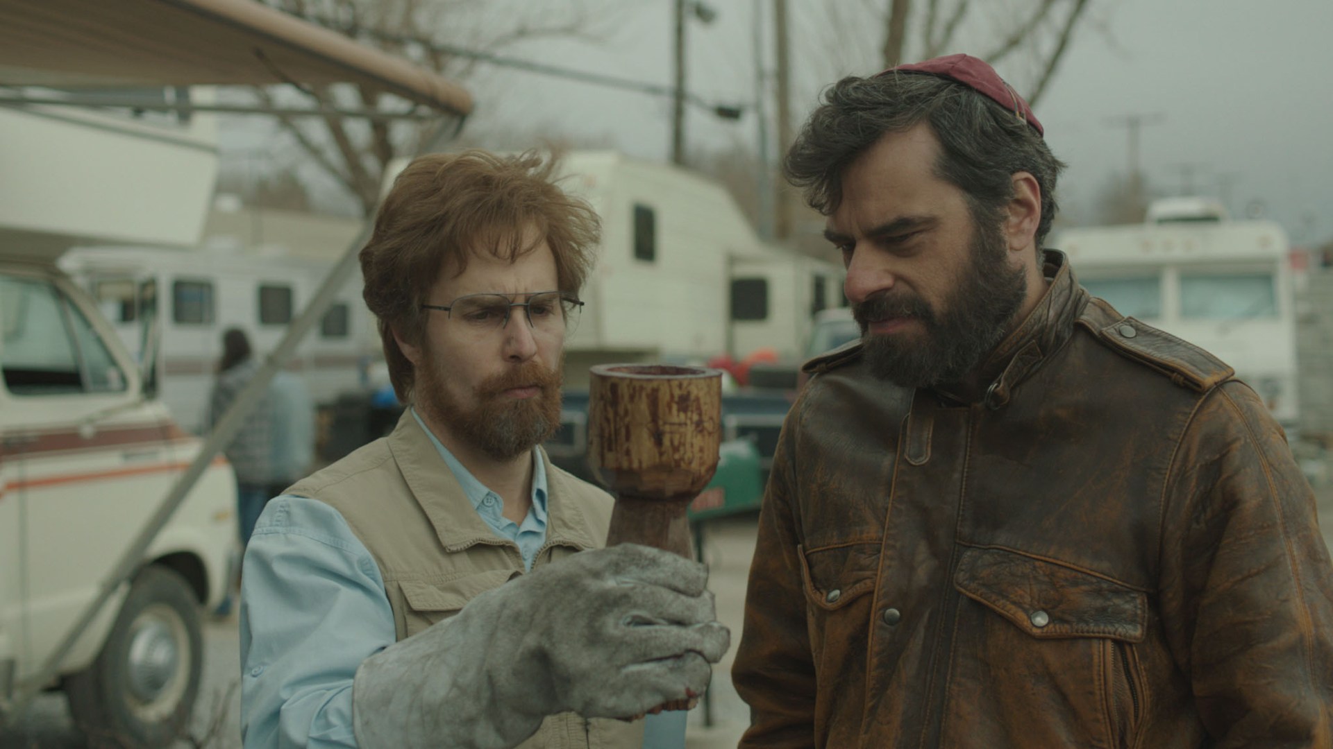 Sam Rockwell and Jemaine Clement in 'Don Verdean'