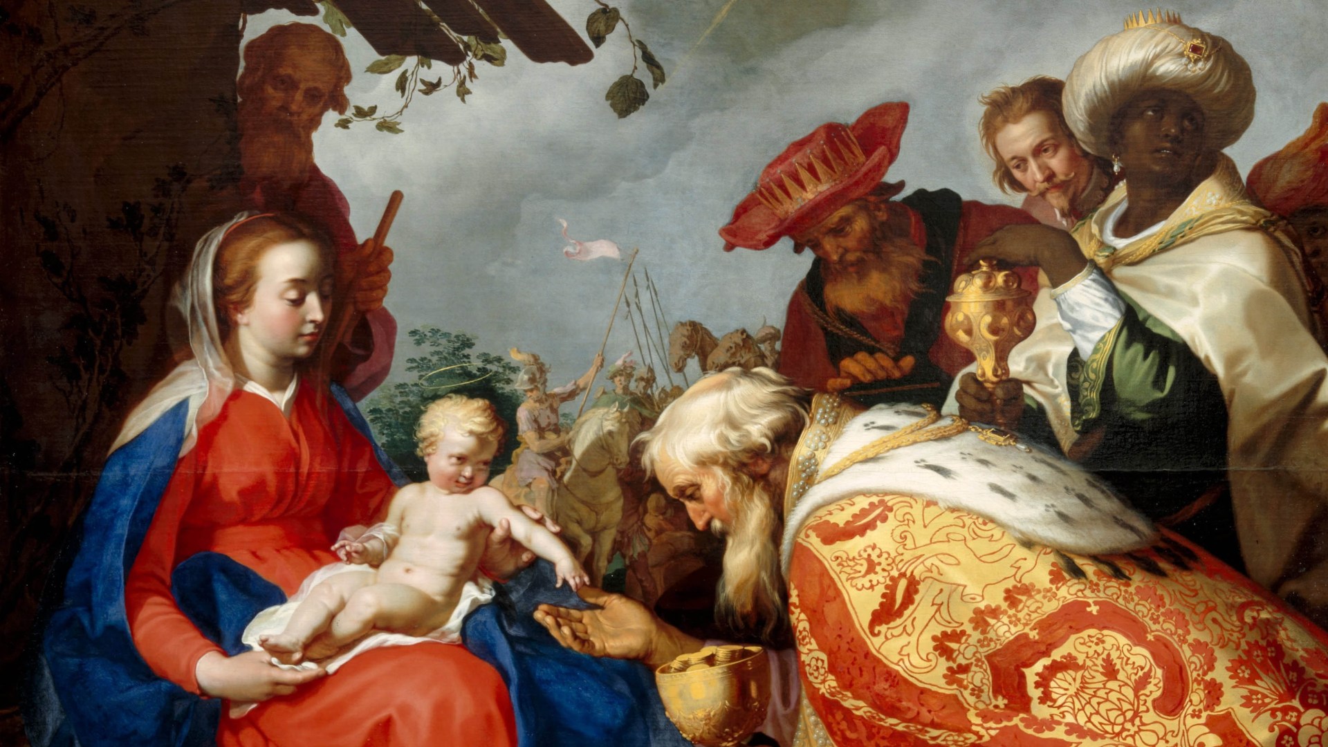 The adoration of the Magi