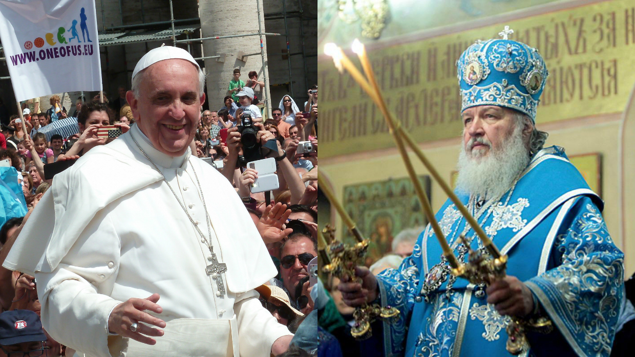 Pope Francis and Patriarch Kirill