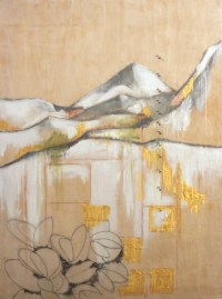 An original piece by Phaedra Taylor on display at Christ Church in Austin, Texas.
