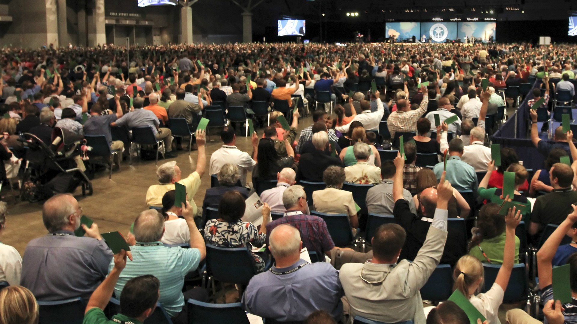 Messengers at the 2016 Southern Baptist Convention.
