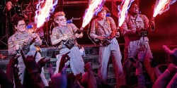 Melissa McCarthy, Kate McKinnon, Kristen Wiig, and Leslie Jones in 'Ghostbusters'