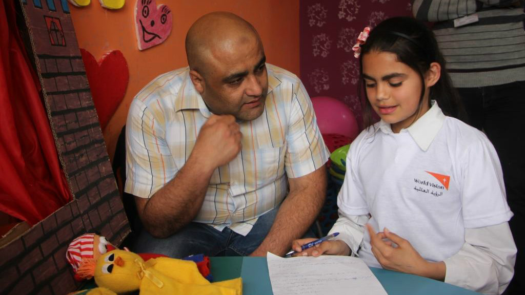World Vision’s Gaza operations manager Mohammad El Halabi