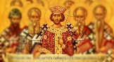 Icon depicting the First Council of Nicaea.