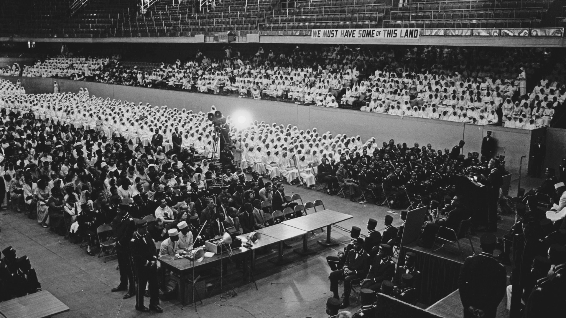 Saviour's Day celebrations at International Ampitheatre, Chicago, Illinois, February 27, 1966.