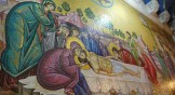 Inside Jerusalem's Church of the Holy Sepulchre.