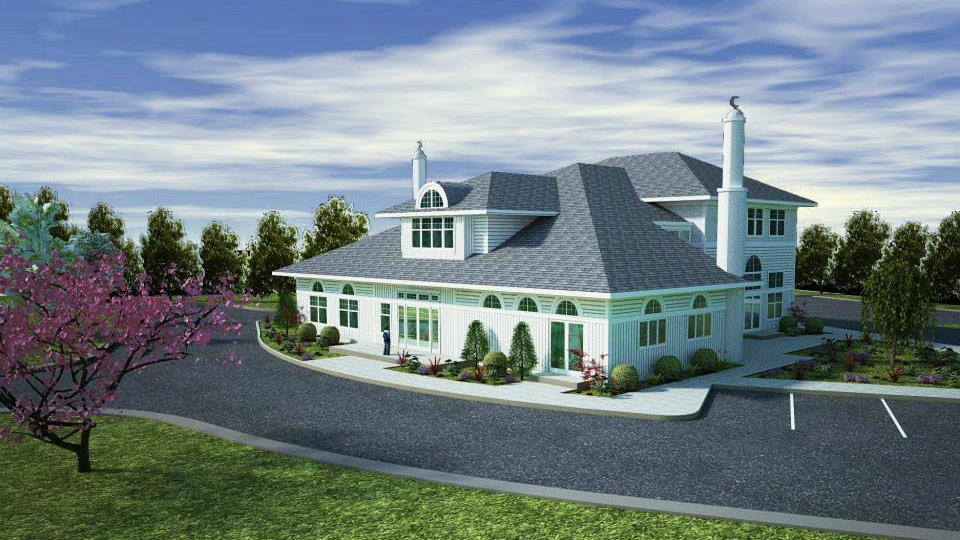 The proposed mosque