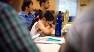 A refugee girl from Burma settles into the United States.