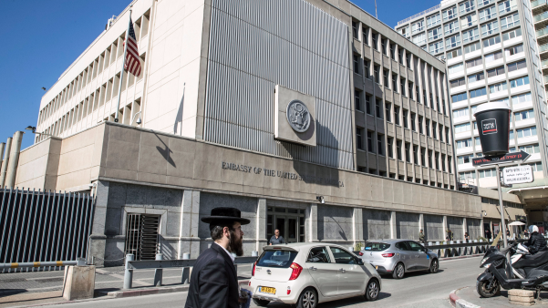 The United States embassy currently located in Tel Aviv may be moved to Jerusalem.