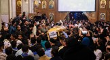 Copts mourn the victims of today's church attack.