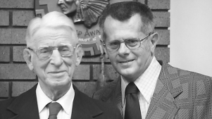 Arthur Rorheim (right) with Lance “Doc” Latham