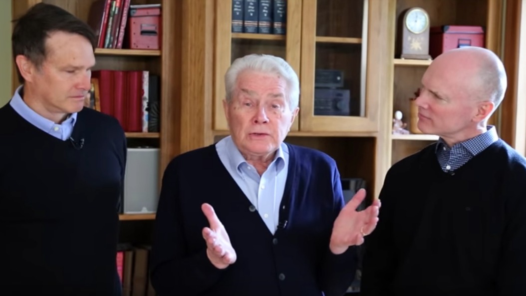 Andrew, Luis, and Kevin Palau update supporters on the evangelist's health.