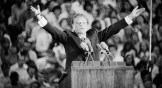 Graham’s early sermons warned of damnation, but by the 1970s Graham was under fire from supporters after he was quoted as saying he no longer believed ‘that pagans in far countries were lost if they did not have the gospel of Christ preached to them.’
