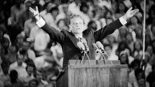 Graham’s early sermons warned of damnation, but by the 1970s Graham was under fire from supporters after he was quoted as saying he no longer believed ‘that pagans in far countries were lost if they did not have the gospel of Christ preached to them.’