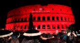 Rome's Colosseum was lit red last month in order to raise awareness of the persecuted church.