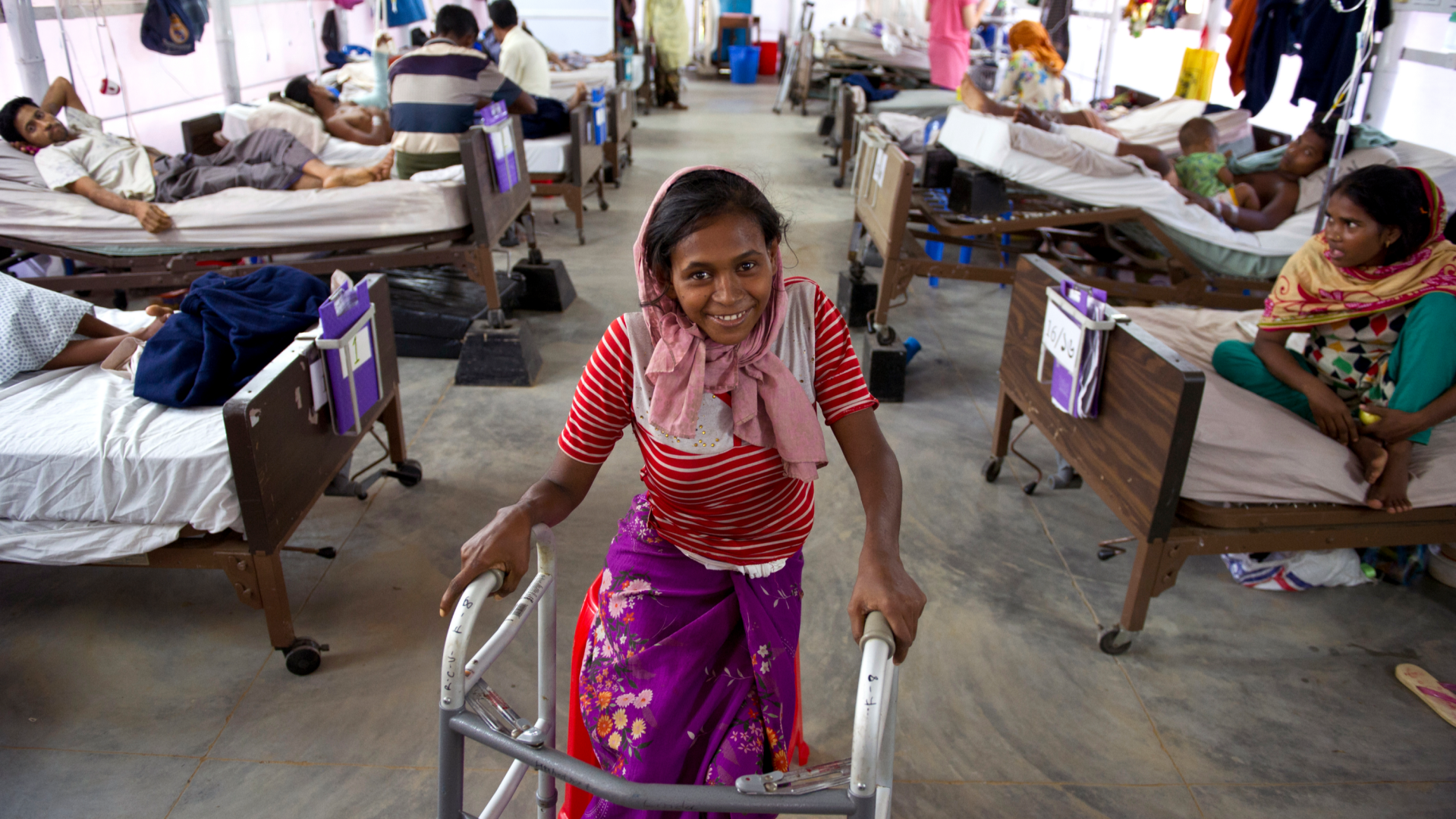 The new Rohingya Care Unit at Memorial Christian Hospital in Bangladesh.