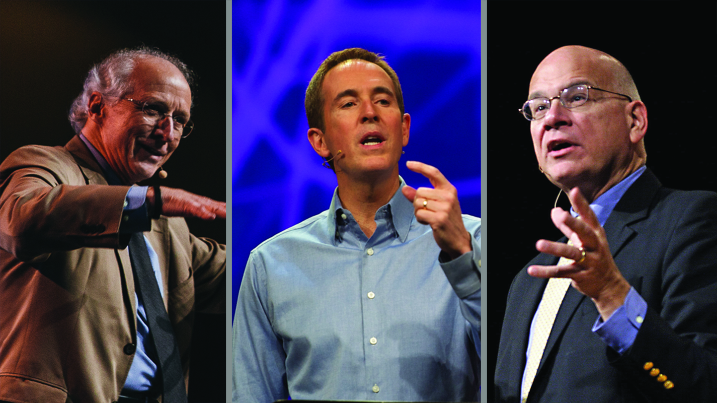 John Piper, Andy Stanley, and Tim Keller