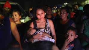 A caravan of Central Americans seeking asylum in the US made its way through Mexico in April.