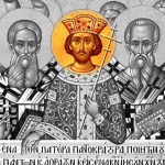 Icon depicting the First Council of Nicaea.