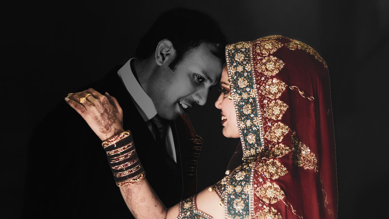 Nirmal on her wedding day in 2012