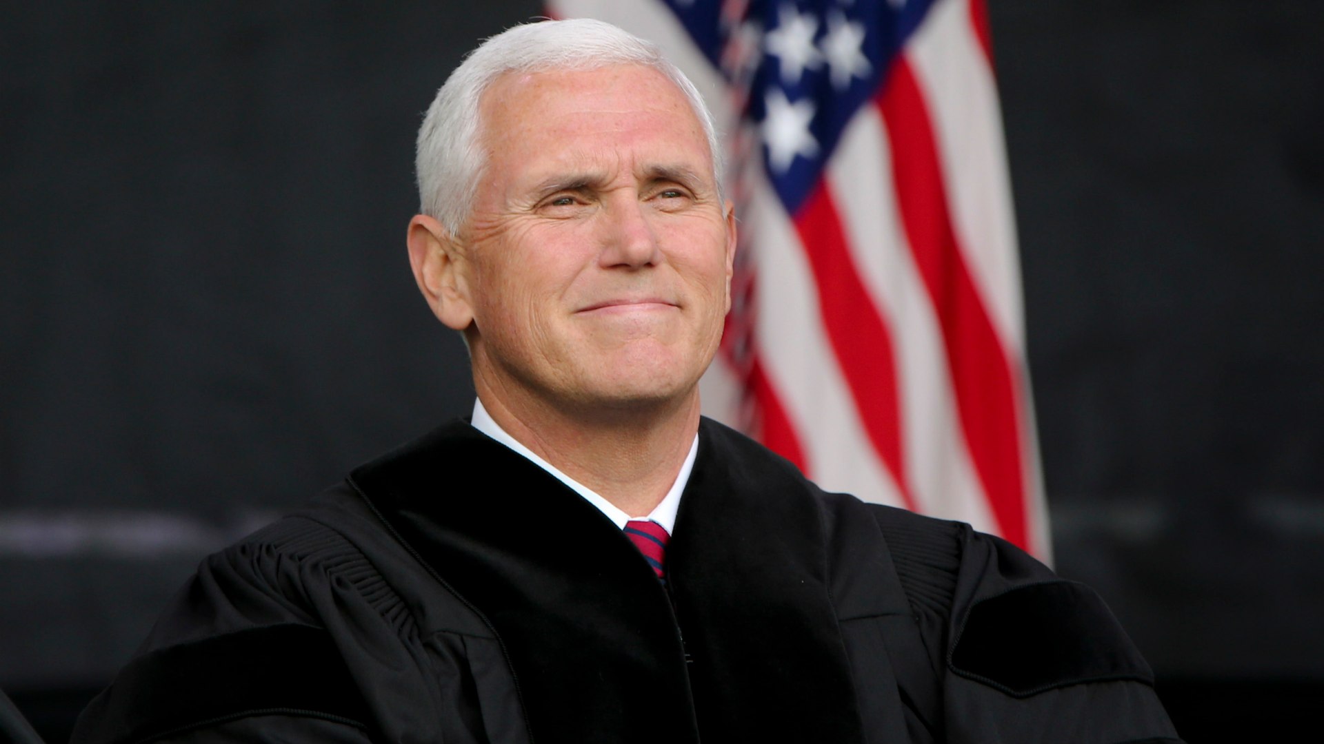 Vice President Pence spoke at Grove City College's commencement in 2017.