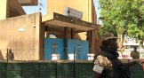 Security forces guard the armed forces building in Ouagadougou, Burkina Faso.  The country has suffered hundreds of terrorist attacks amid rising extremism since 2016, including its first church attack this week.