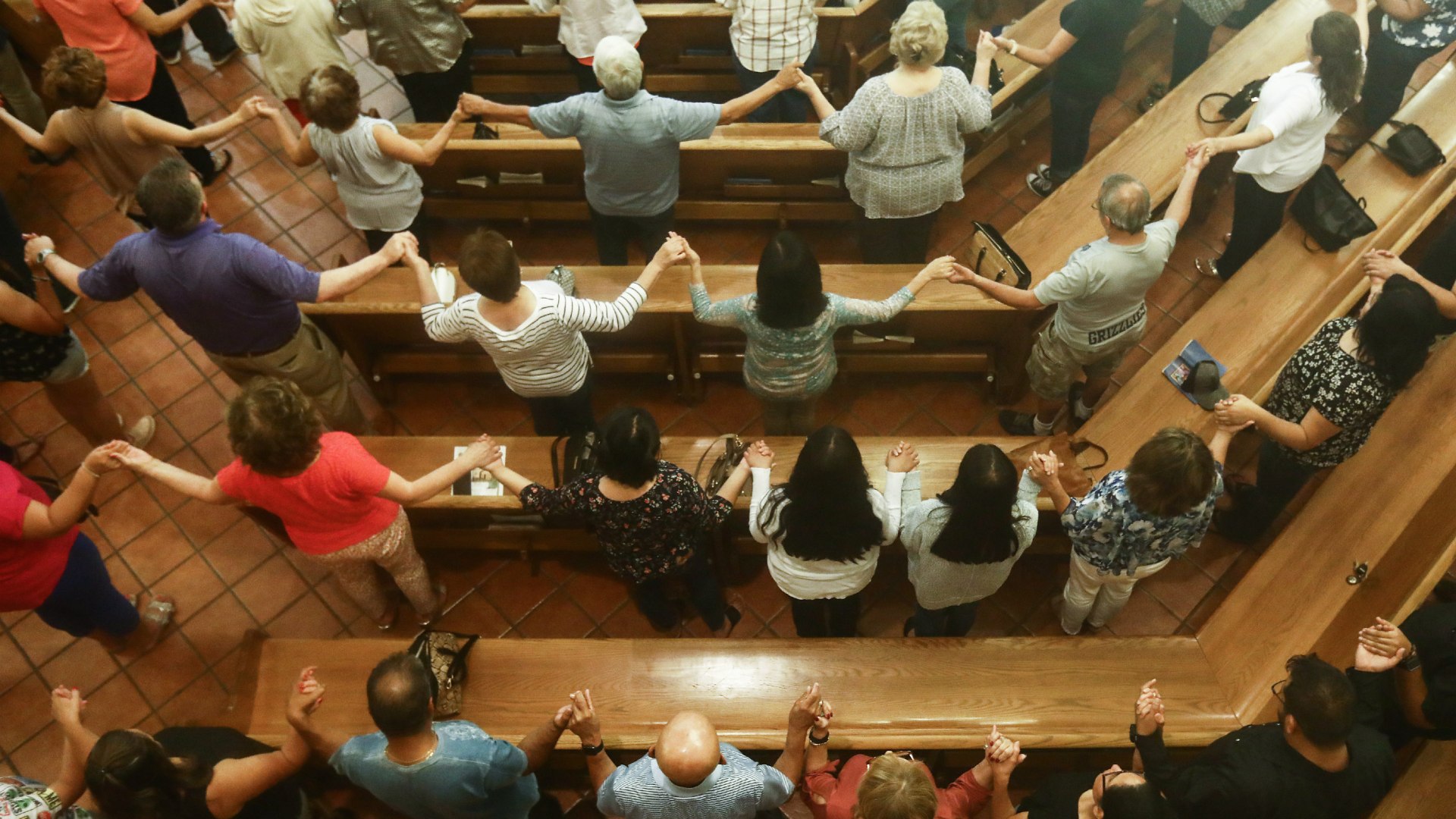 St. Pius X Church in El Paso holds a vigil for victims.