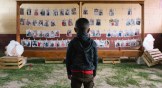 A Guatemalan child chooses their American sponsor during a World Vision pilot project in September.