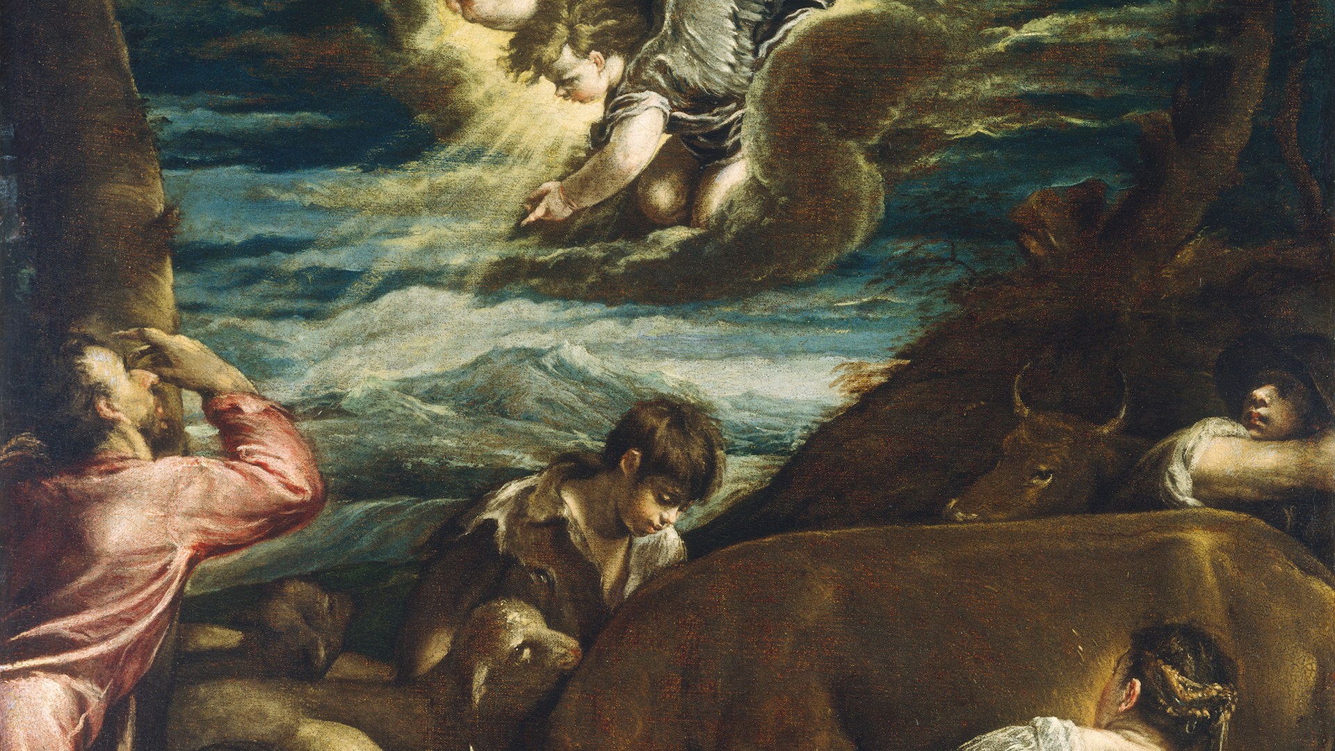 The Annunciation to the Shepherds, by Jacopo Bassano