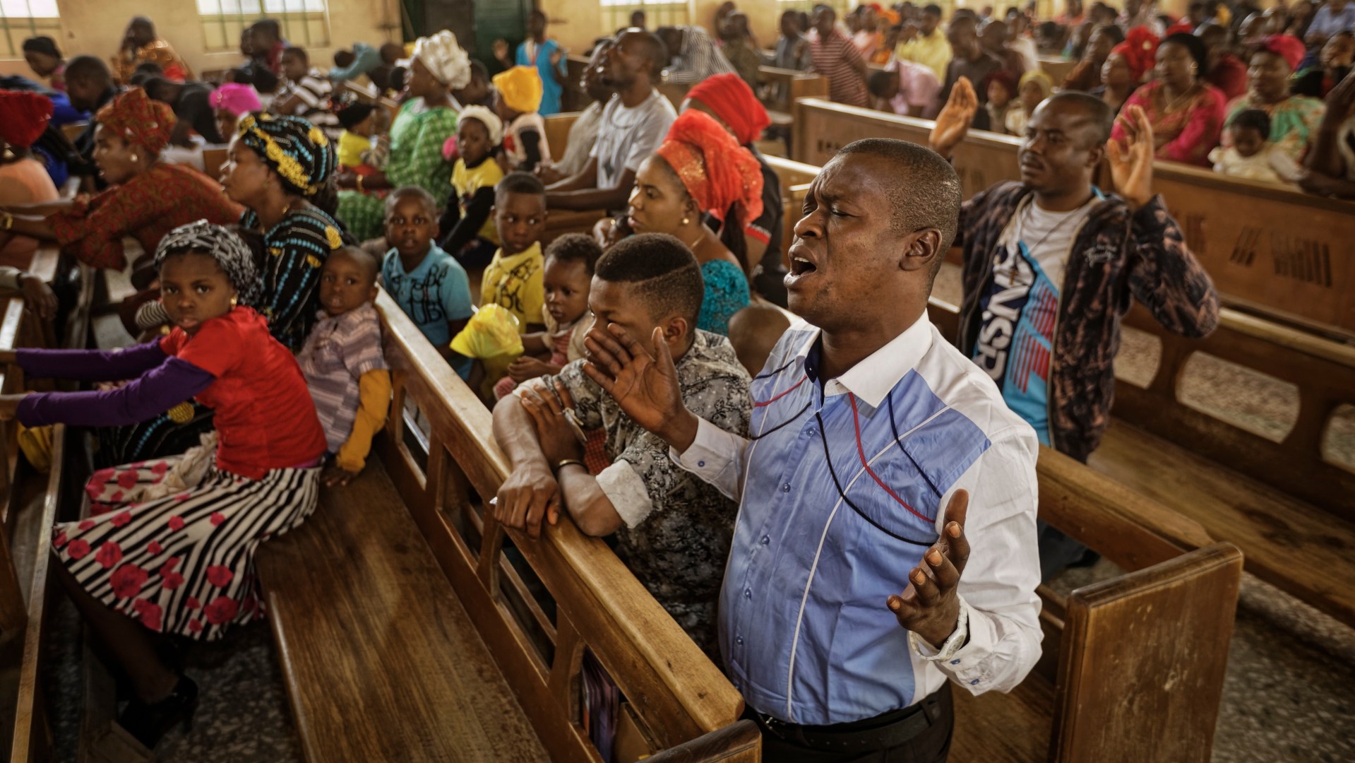 Terrorist attacks have long beleaguered Christians in northern Nigeria, including this Catholic church in Kano (photographed in 2019) back in 2014.