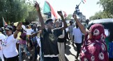Sudanese Christians march through the streets to celebrate the birth of Jesus on Dec. 23, 2019, in Khartoum Bahri, Sudan.