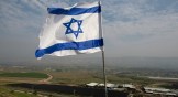 An Israeli flag flies in a Jordan Valley Jewish settlement on January 28, 2020 in Shadmot Mehola, West Bank.