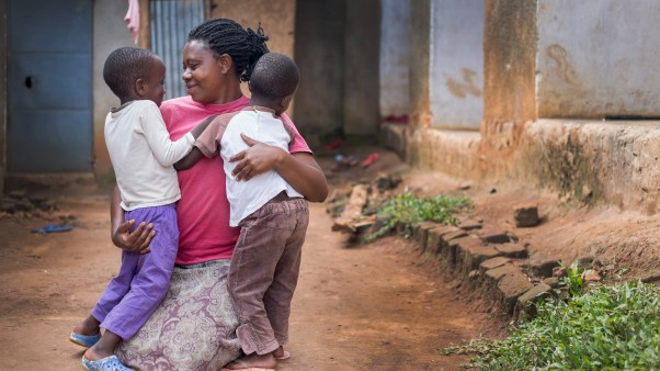 A foster family in Uganda