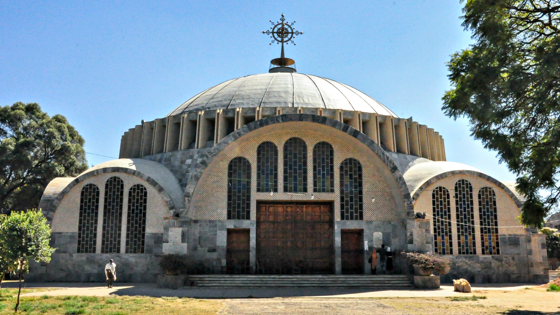The Church of St. Mary of Zion in Axum, in the Tigray region of Ethiopia, in November 2013.