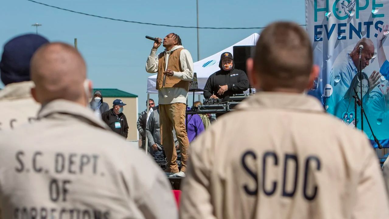 Lecrae performs a Hope Events concert on Good Friday.