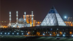 The Palace of Peace and Reconciliation in Nur-sultan (formerly Astana), Kazakhstan.