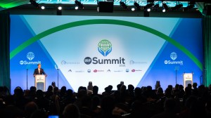 Former IRF ambassador Sam Brownback speaks at the 2021 International Religious Freedom Summit in Washington.